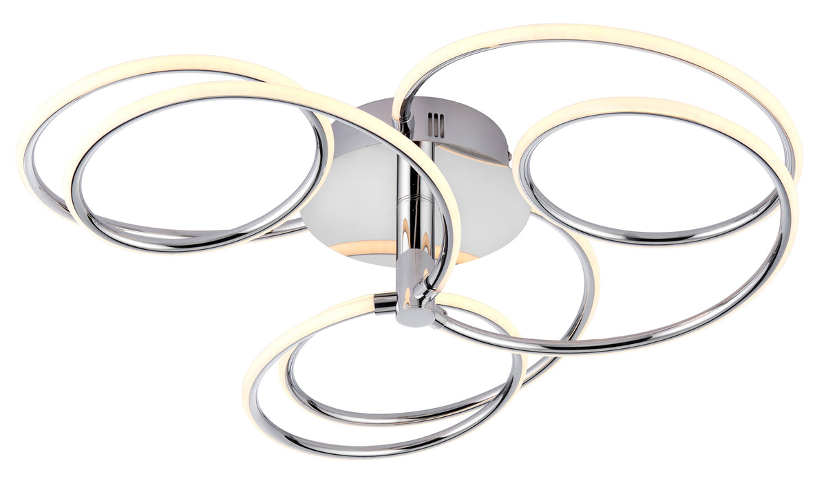 Gallery Direct Eterne Ceiling Light, complete product view on a white background