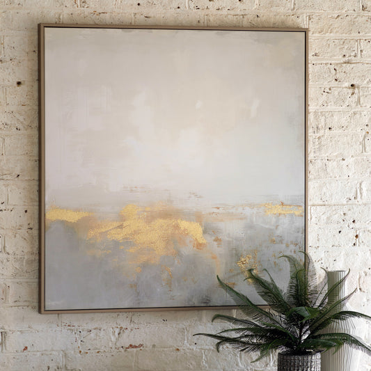 Gallery Direct Ethereal Framed Canvas displayed in a styled interior