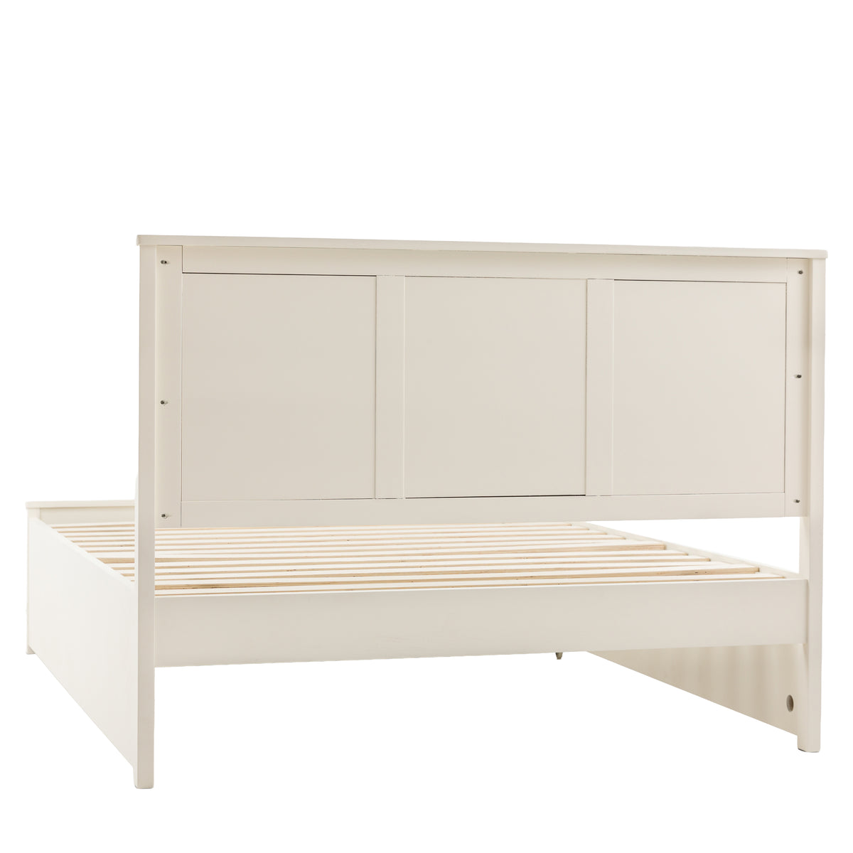 Gallery Direct Eton white storage bed rear view