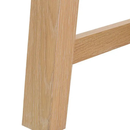 Gallery Direct Eton Extending Dining Table in Natural with trestle style legs