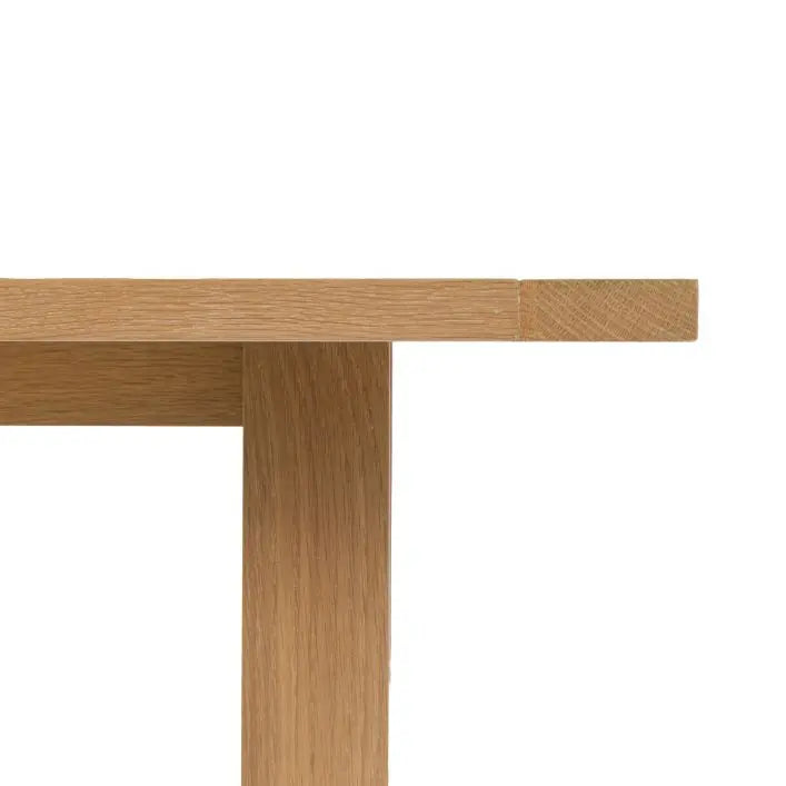 Gallery Direct Eton Trestle Bench is constructed from Natural oak wood and veneers with a trestle style base