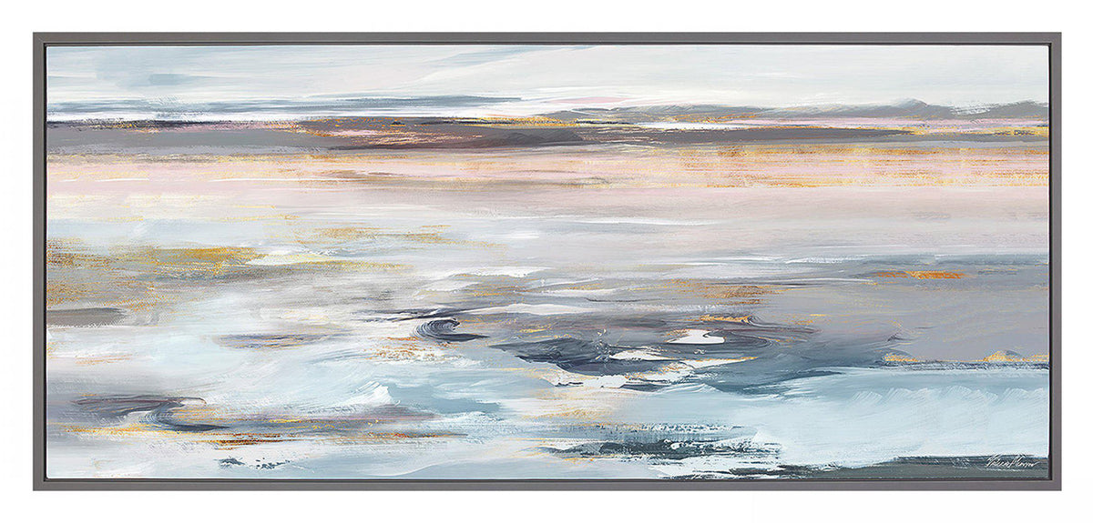 Gallery Direct Even Tide Framed Canvas, complete product view