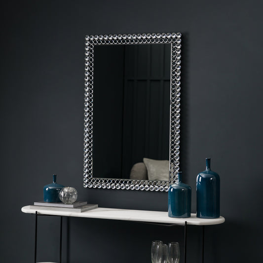 Gallery Direct Fallon Rectangle Mirror displayed in a styled interior