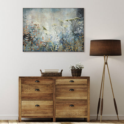 Gallery Direct Fanciful Framed Canvas displayed in a styled interior