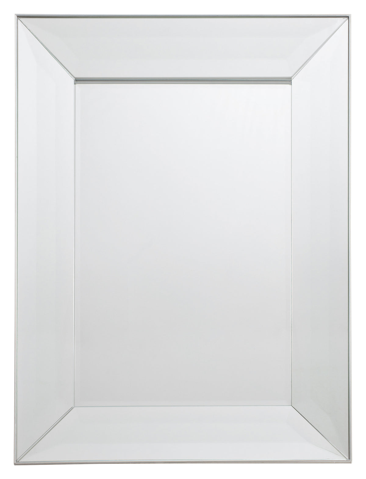 Gallery Direct Ferrara Mirror Silver, complete product view