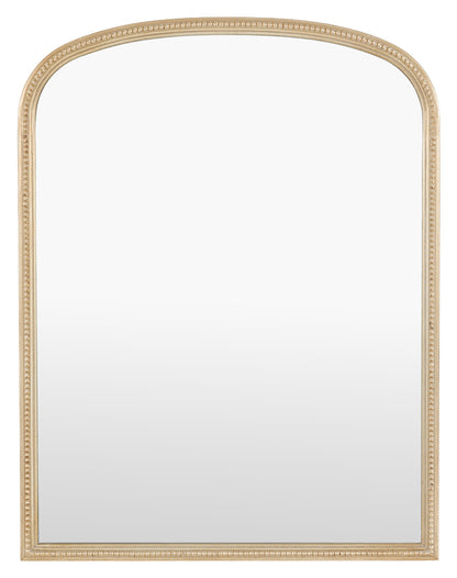 Gallery Direct Florentine Overmantle Mirror Champagne, complete product view