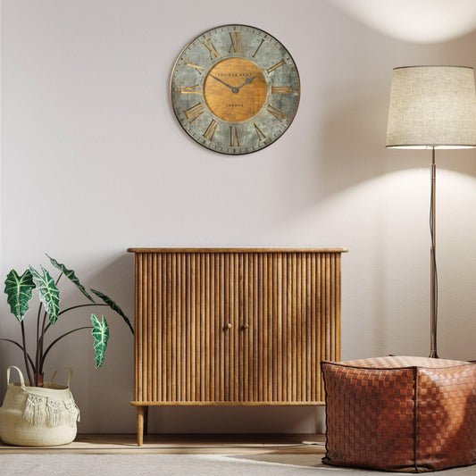 Gallery Direct Florentine Wall Clock Star displayed in a styled interior