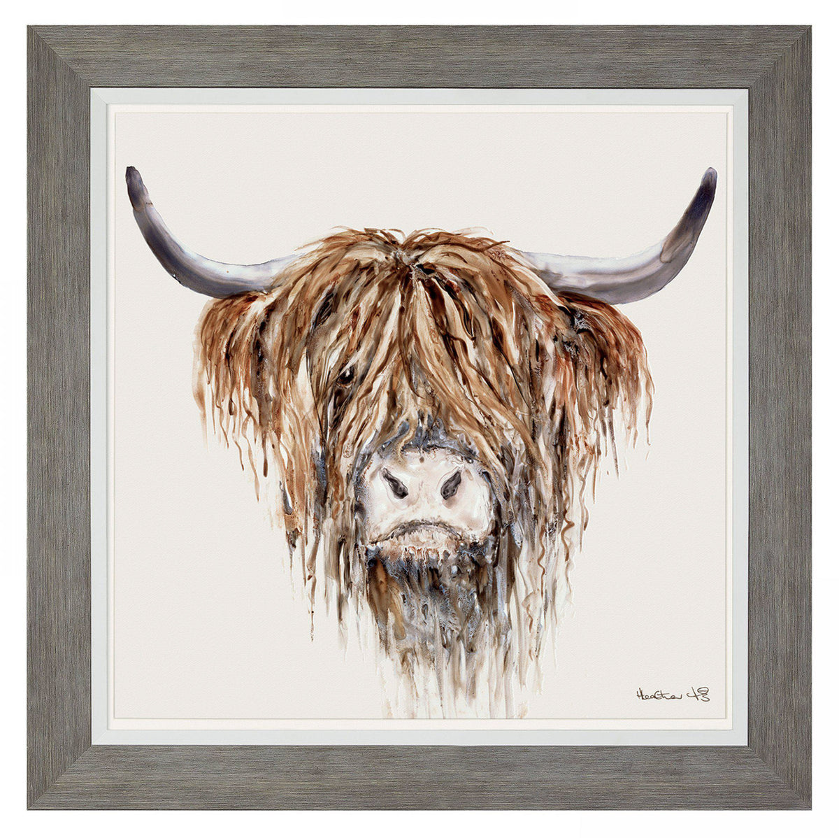 Gallery Direct Freddie Framed Canvas, complete product view