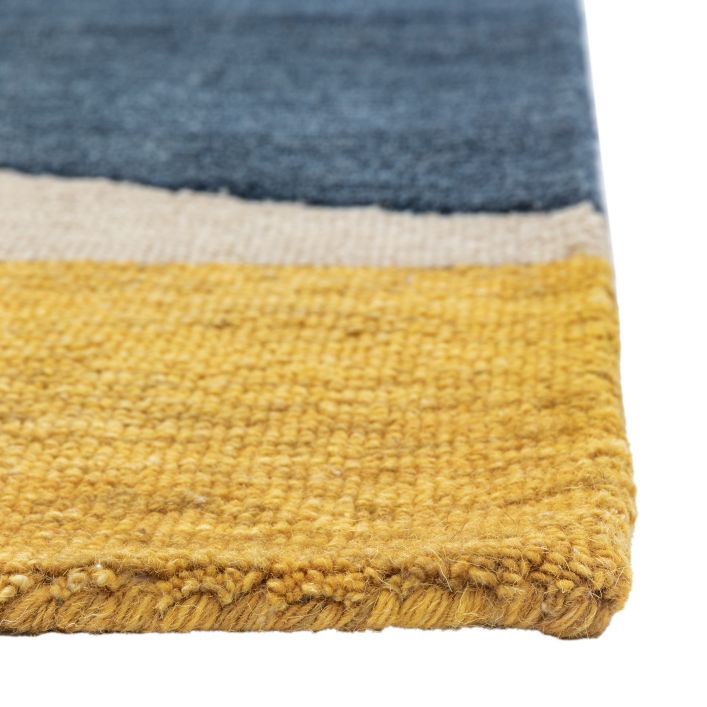 Gallery Direct Fulton Geo Wool Rug 1600x2300mm is a hand tufted wool and polyester mix of fibres for a premium underfoot comfort