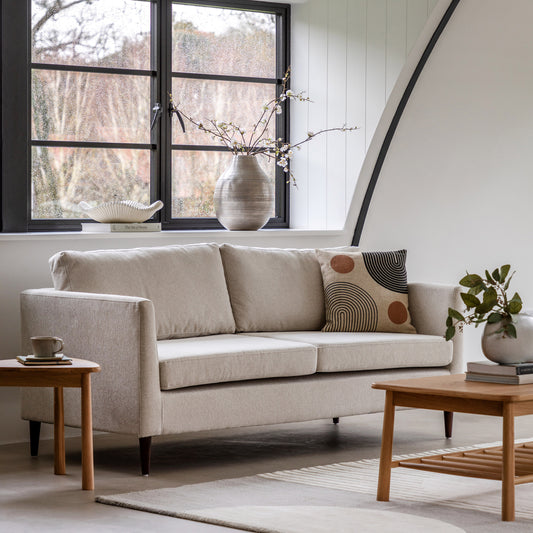 Gallery Direct Gateford 3 Seater Sofa styled in a living room