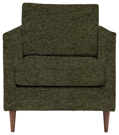 Gallery Direct Gateford Armchair in Mikah Basil upholstery, product view