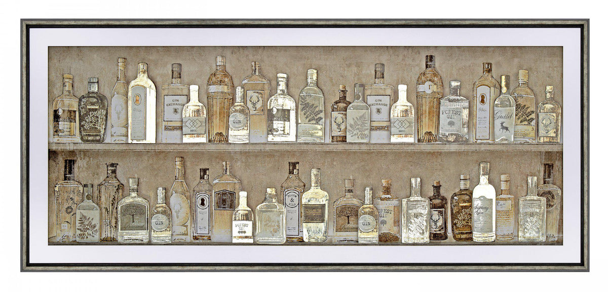 Gallery Direct Gin Collection Framed Art, complete product view