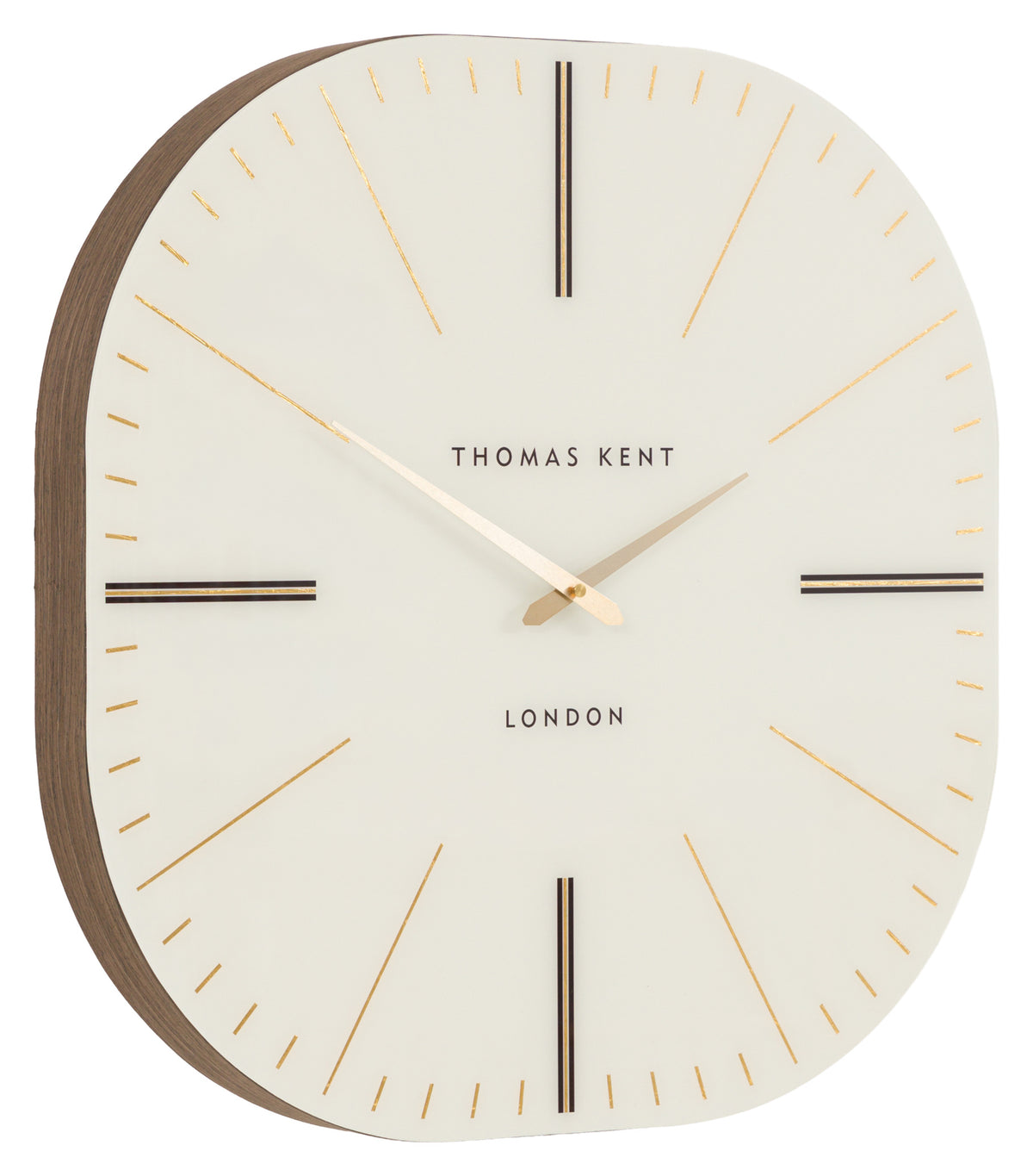Gallery Direct Greenwich Wall Clock Snow White, complete product view
