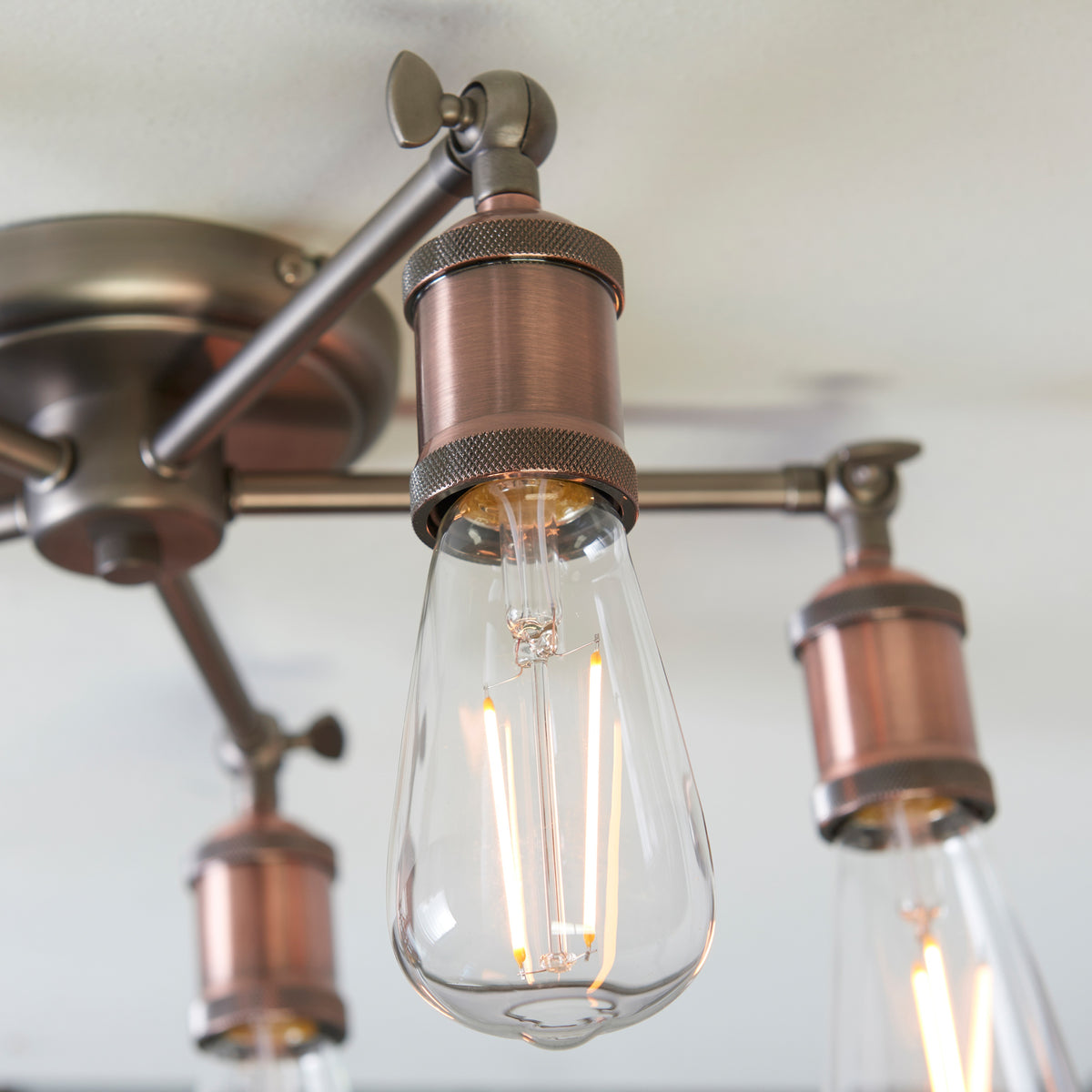 Gallery Direct Hal 5 Ceiling Light, close-up of the finish and design