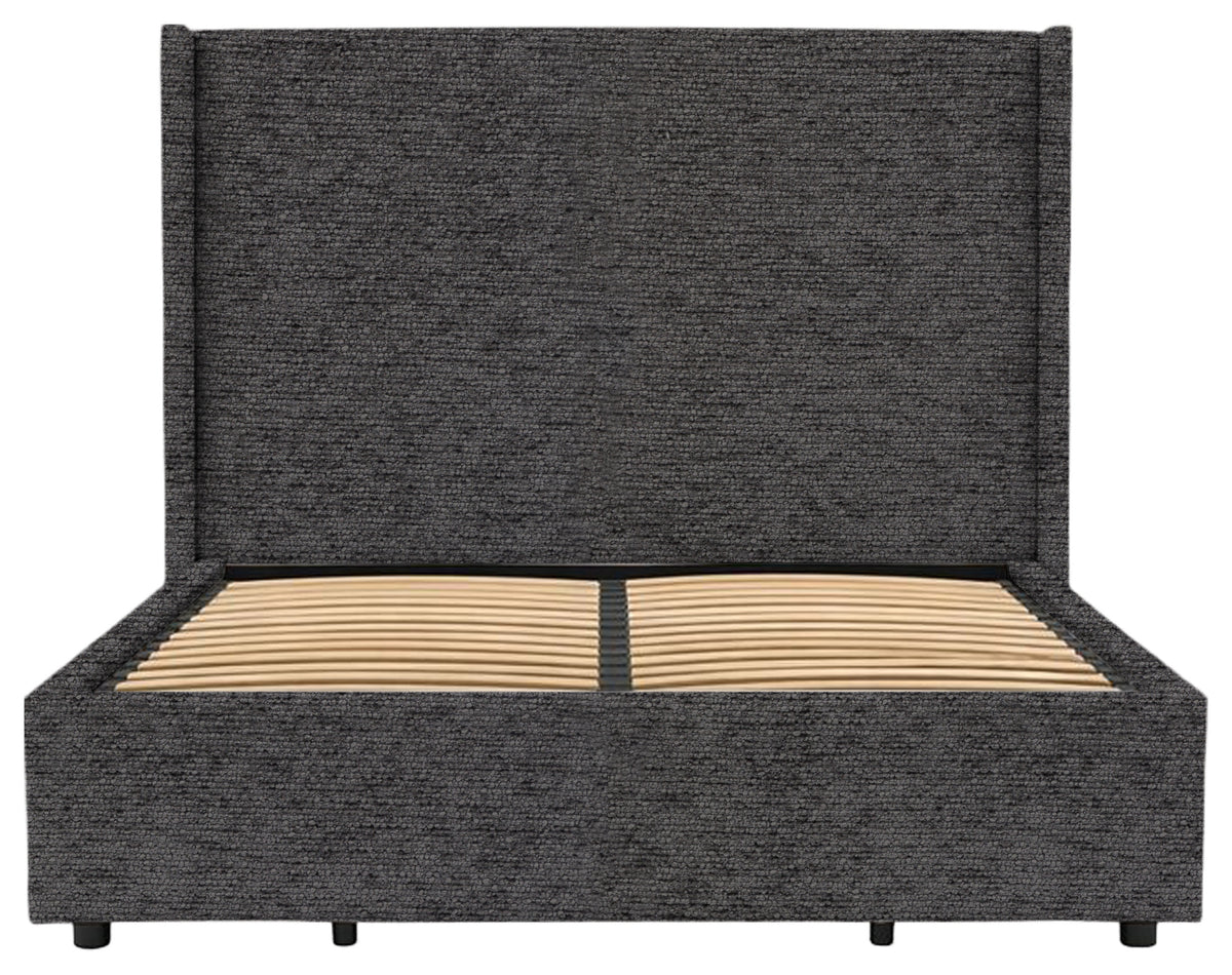 Gallery Direct Halstead Ottoman King Size in Mikah Ashen upholstery, product view
