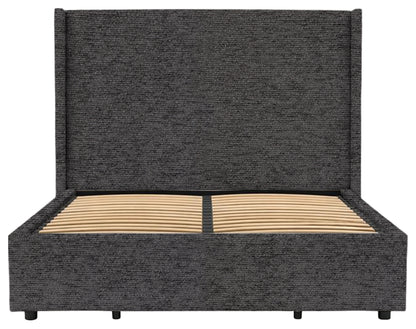Gallery Direct Halstead Ottoman King Size in Mikah Ashen upholstery, product view
