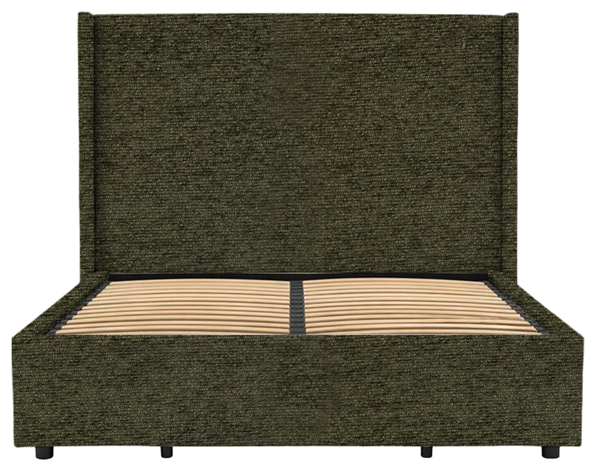 Gallery Direct Halstead Ottoman King Size in Mikah Basil upholstery, product view
