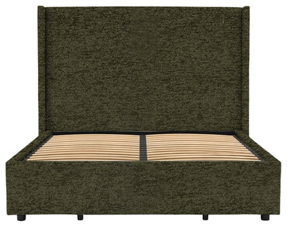 Gallery Direct Halstead Ottoman King Size in Mikah Basil upholstery, product view