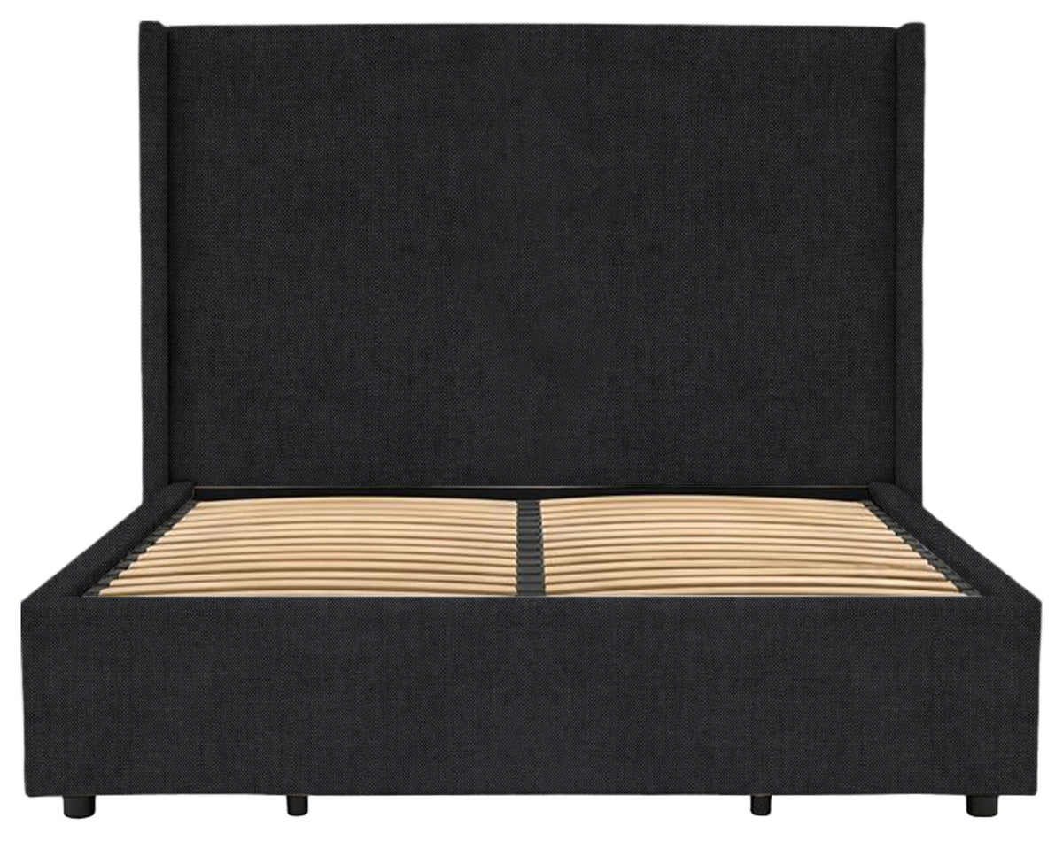 Gallery Direct Halstead Ottoman Super King Size in Verona Carbon upholstery, product view