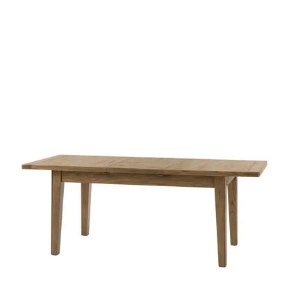 Gallery Direct Hardwick Rectangular Extending Dining Table for 6-8 people, crafted with solid oak wood and veneers