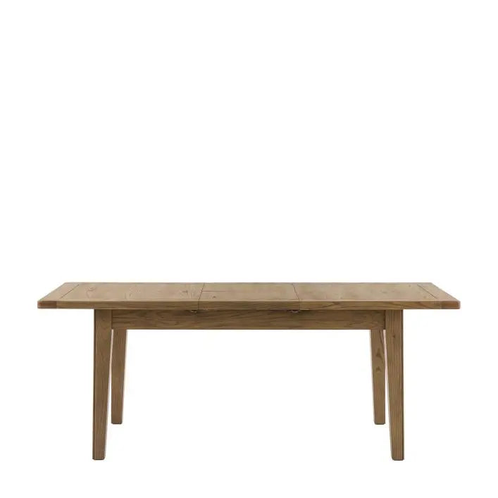 Gallery Direct Hardwick Extending Dining Table made from solid oak and veneers with an intelligent extending mechanism that allows for 6-8 people to sit comfortably