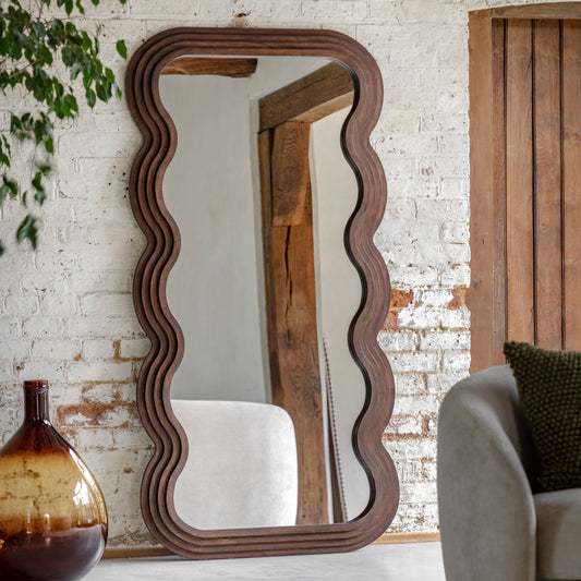Gallery Direct Hasker Mirror displayed in a styled interior
