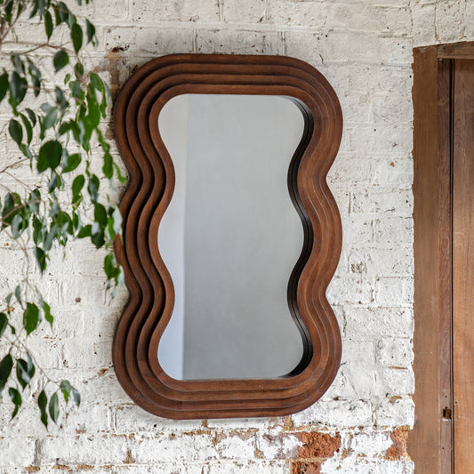 Gallery Direct Hasker Mirror displayed in a styled interior