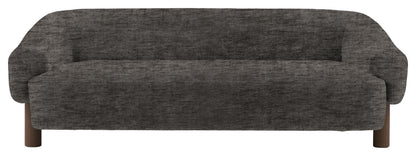 Gallery Direct Heston 3 Seater Sofa in Celine Flagstone Ebony Leg upholstery, product view