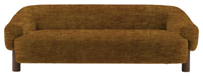 Gallery Direct Heston 3 Seater Sofa in Celine Harvest Ebony Leg upholstery, product view