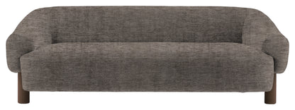 Gallery Direct Heston 3 Seater Sofa in Celine Wishing Well Ebony Leg upholstery, product view