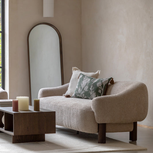 Gallery Direct Heston 3 Seater Sofa styled in a living room