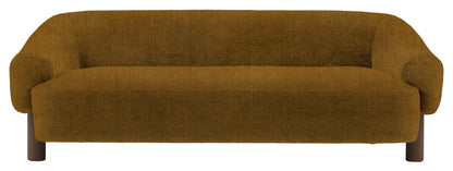 Gallery Direct Heston 3 Seater Sofa in Verona Golden Ebony Leg upholstery, product view
