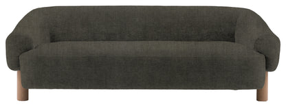 Gallery Direct Heston 3 Seater Sofa in Verona Pine Grey Leg upholstery, product view