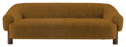 Gallery Direct Heston 3 Seater Sofa in Willow Harvest Ebony Leg upholstery, product view