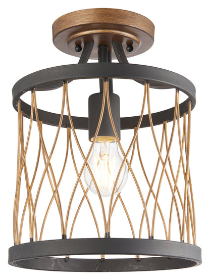 Gallery Direct Heston Ceiling Lamp, complete product view on a white background