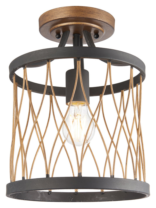 Gallery Direct Heston Ceiling Lamp, complete product view on a white background