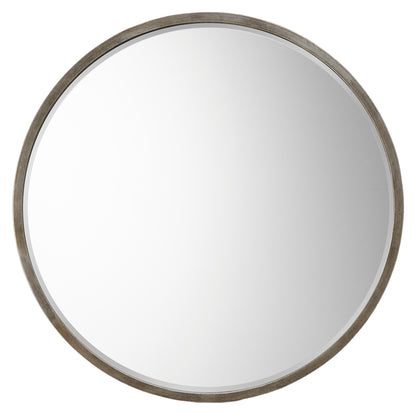 Gallery Direct Higgins Round Antique Silver, complete product view