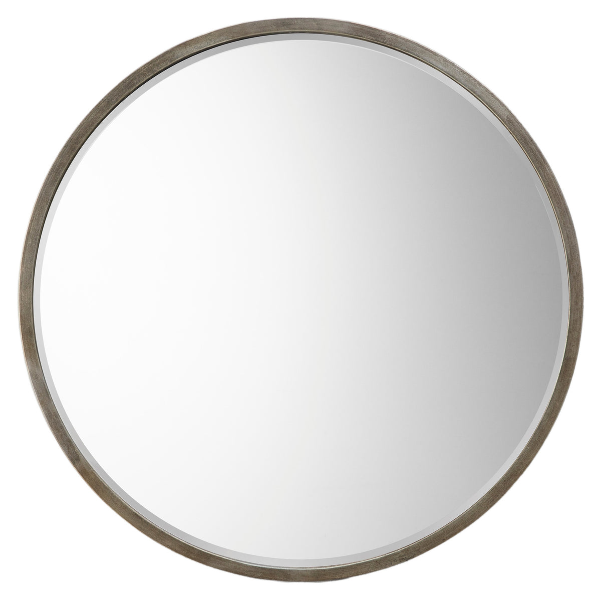 Gallery Direct Higgins Round Antique Silver, complete product view