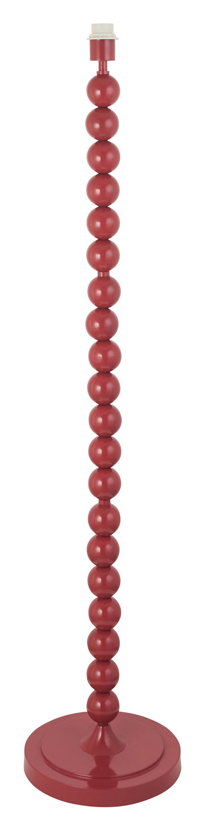 Gallery Direct Higgledy Floor Lamp Base Gloss Pink Clay Paint, complete product view on a white background