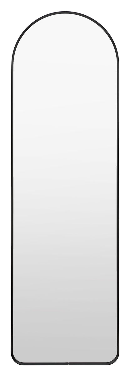 Gallery Direct Holworth Arch Mirror Black, complete product view