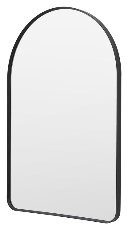 Gallery Direct Holworth Arch Mirror Black, complete product view