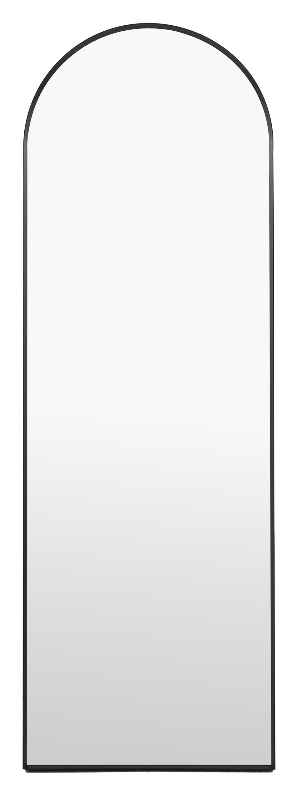 Gallery Direct Holworth Cheval Mirror Black, complete product view