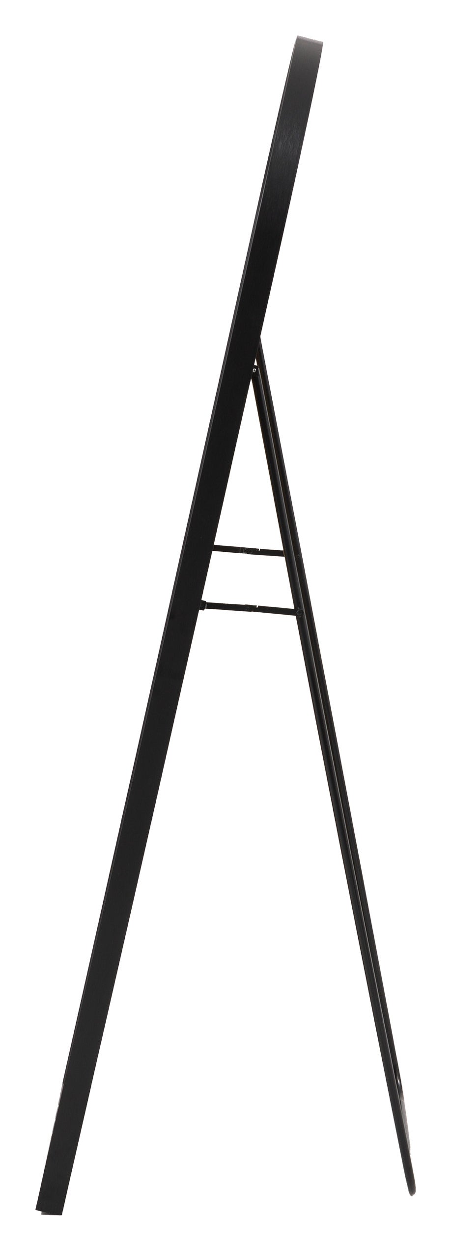 Gallery Direct Holworth Cheval Mirror Black, complete product view