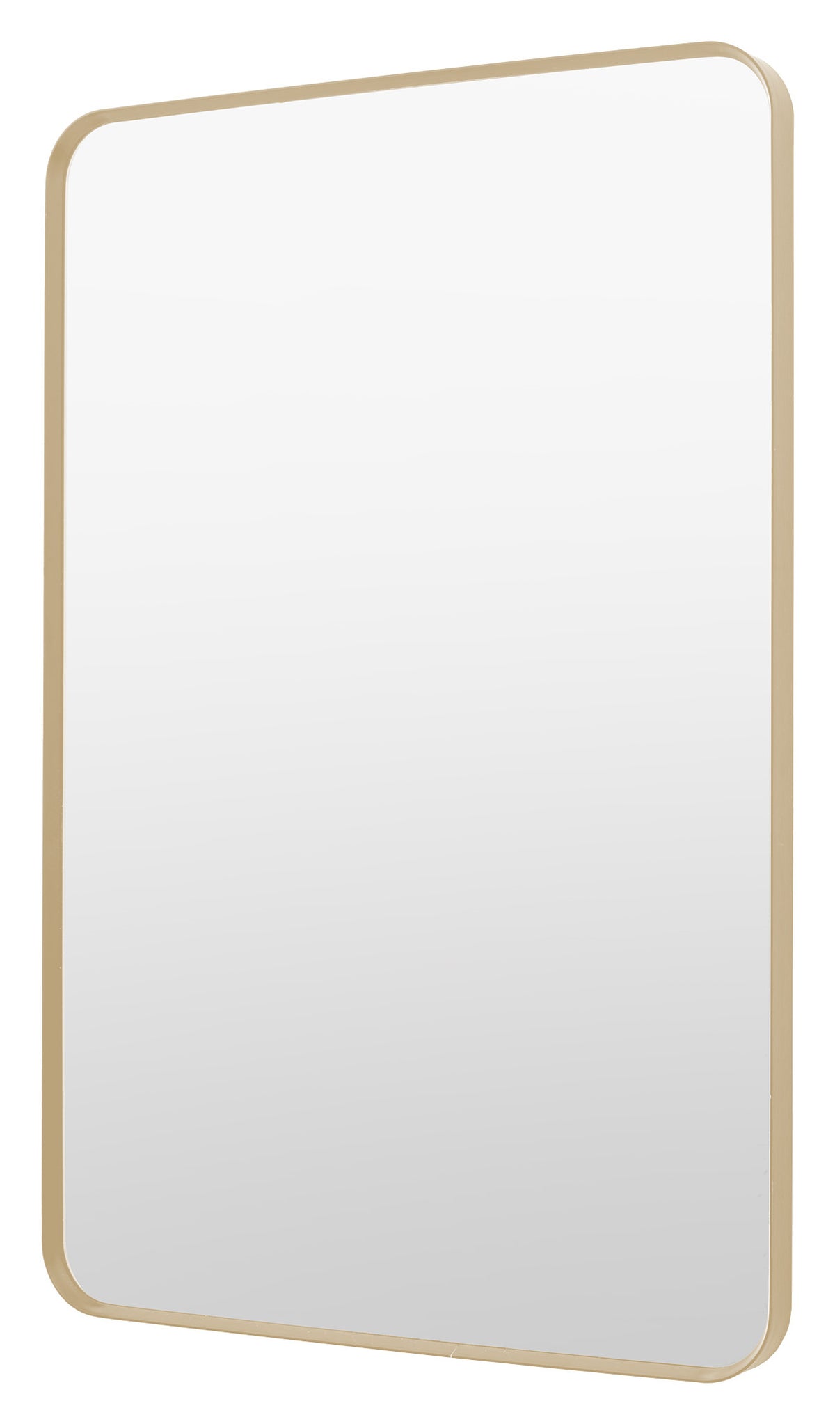 Gallery Direct Holworth Rectangle Mirror Gold, complete product view