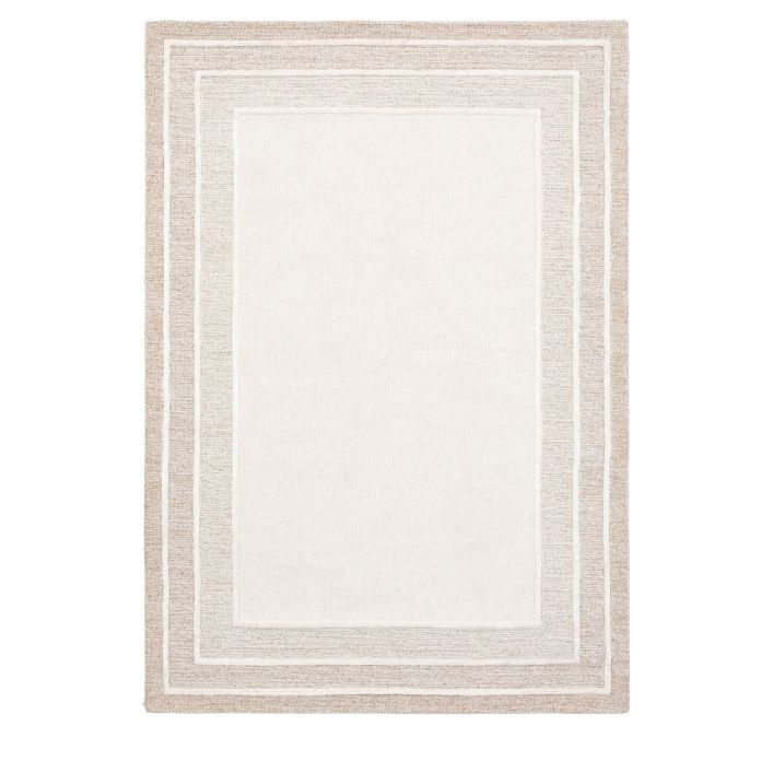 Gallery Direct Ithaca Large Area Neutral Tonal Border Rug measuring 1600x2300mm