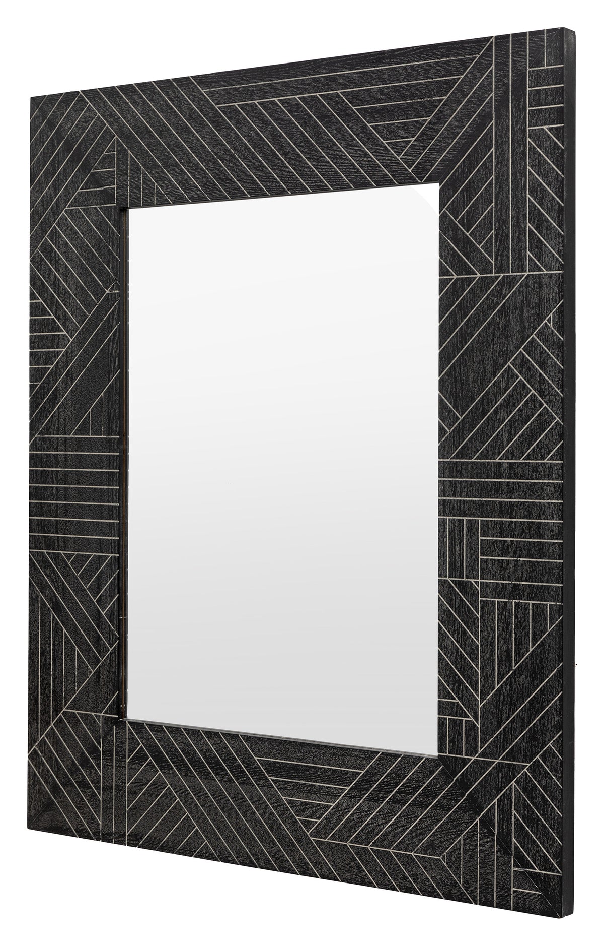 Gallery Direct Kakuda Rectangle Mirror, complete product view