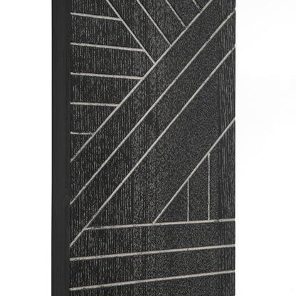 Gallery Direct Kakuda Rectangle Mirror, close-up of the mirror and frame details