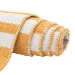 Gallery Direct Kingston Jacquard Yellow Rug measures 1600x2300mm