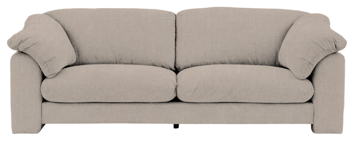 Gallery Direct Kudde 4 Seater Sofa in Verona Ghost upholstery, front view