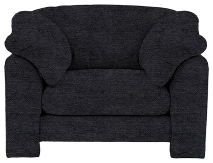 Gallery Direct Kudde Armchair in Mikah Cosmos upholstery, front view